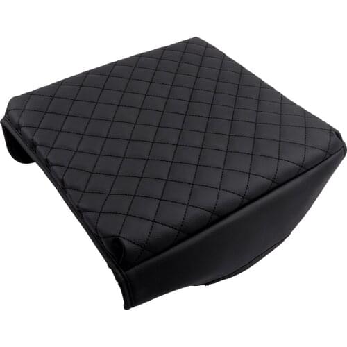 Car Center Console Box Lid Armrest Cover Pad Mat Microfiber Leather Accessories fit for Ford F150 2015 2016 2017 2018 2019 2020