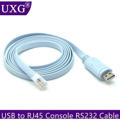 USB to RJ45 Console Cable RS232 Serial Adapter for Cisco Router 1.5m USB RJ 45 8P8C Converter USB Console Cable