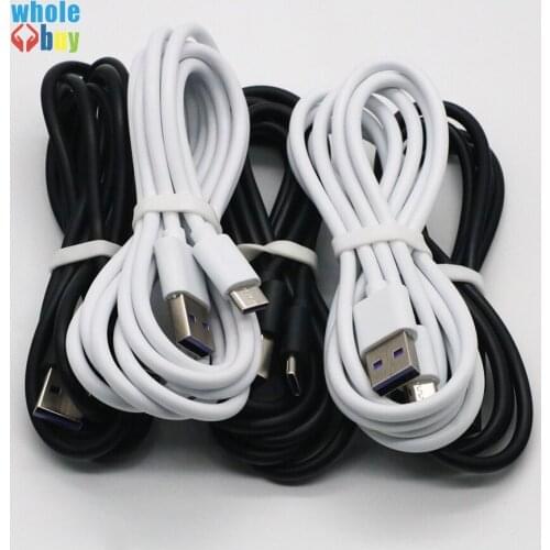 USB Type C Cable for Samsung S10 S9 5A Fast USB Charging Type-C Charger Data Cable for Redmi Note 8 Pro USB-C Cabo Wire 300pcs