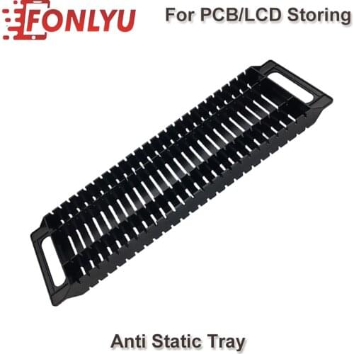 Rectangle Shape slot Anti Static Tray component box for PCB Circuit Board LCD Screen Holder Storing tools