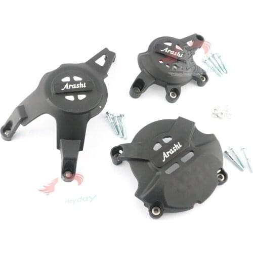 Arashi LOGO For Honda CBR1000RR Engine Cover Set Guard Protector Engine Case Cover Guard 2008-2016