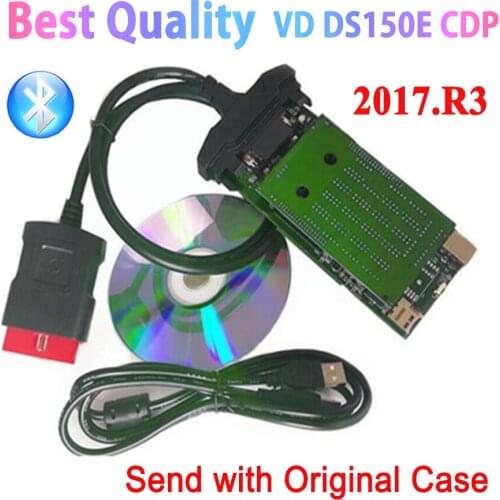 Best obd obd2 obdii Scanner VD DS150E CDP pro plus bluetooth 2016.R0/2017.r3 keygen for delphis car/truck diagnostic tools