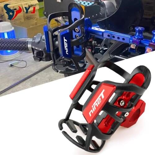 New Design Beverage Water Bottle For BMW R NINET NINE T 2014-2020 High Quality Motorcycle CNC Aluminum+ Rubber Drink Cup Holder