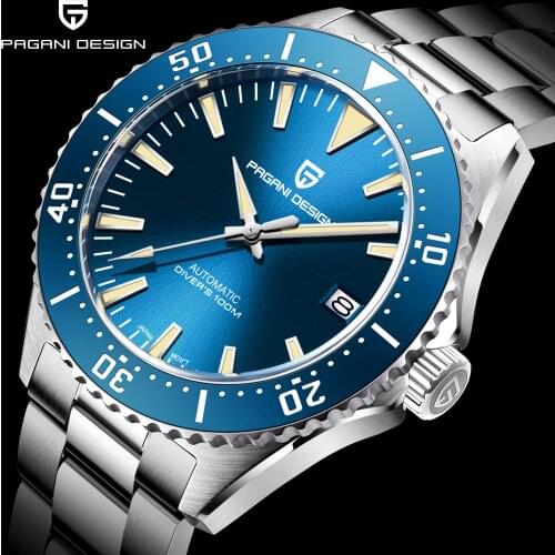 PAGANI DESIGN Top Brand Luxury Mechanical Wristwatch 100M Waterproof Sapphire Glass Automatic Watches Sports Watch for Men reloj