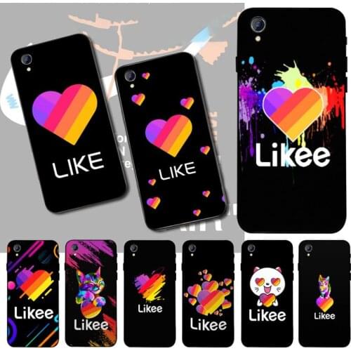 PENGHUWAN Likee Funny cat bear love heart Coque Shell Phone Case For Vivo Y91c Y17 Y51 Y67 Y55 Y93 Y81S Y19 Y7S