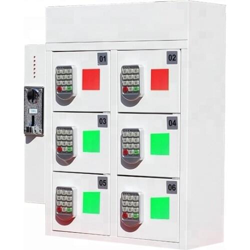 Sopower Mobile Phone Charger Station Coin Operated Cellphone Charging Vending Machine With Timer