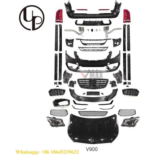 V900 Auto Car Front Bumper Body Kits for V class w447 2014- 2018 2019 2020 1:1 PARTS V250 V260 Plastic Material car parts
