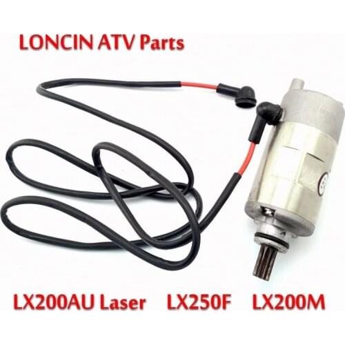 Engine Spare LX-28 LONCIN ATV Quad Starter motor LC162FMK LX200M 200cc LX200AU Laser LX250F