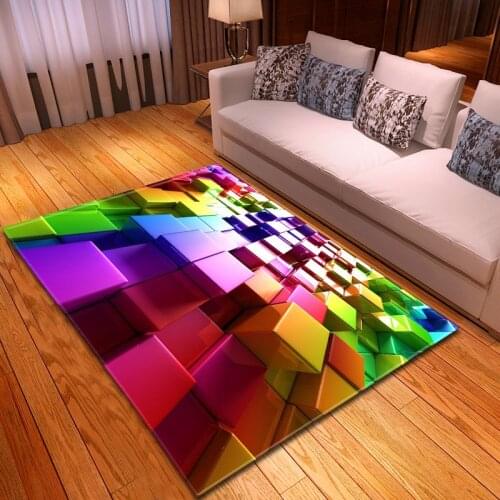 3d large carpet colorful vortex rugs home decoration kids room large rugs for living room bedroom parlor floor Mats anti-skid