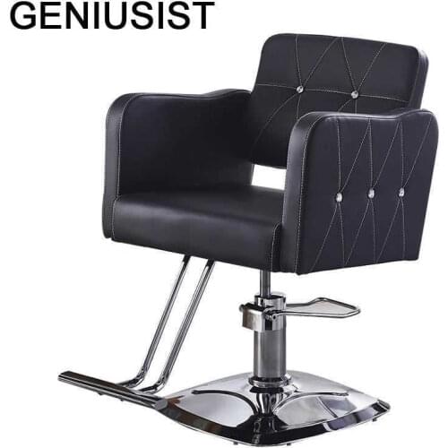 Sessel Sedie Cadeira Barbeiro Belleza Makeup Stoelen Barbero Mueble De Barbershop Barbearia Silla Salon Shop Barber Chair