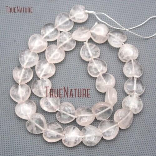 Rose Quartzs Beads Heart Shaped Loose Beads 13x14mm BE14944