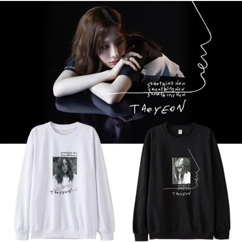 K Pop Kpop Girls Generation Taeyeon Something New Hoodie Sweatshirts Pullovers Women Long Sleeve Harajuku Streetwar K-pop Hoody