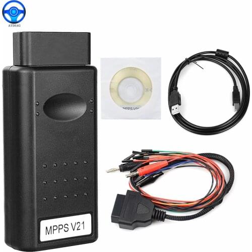 Hot Selling MPPS V18/V21 MAIN + TRICORE + MULTIBOOT with Breakout Tricore Cable Powerful MPPS ECU Programmer