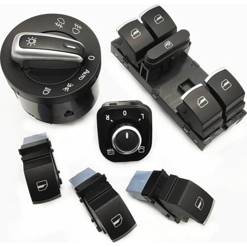 Headlight Mirror Master Window Switch For Jetta 6 Golf GTI 5 6 Tiguan Passat B6 CC 5ND959857 5ND941431B 5ND959565A 5ND959855
