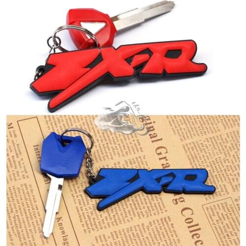 Fit For Kawasaki Ninja ZX6R ZX-7R ZX9R ZX10R ZX12R ZX14R ZZR1400 3D Soft Rubber Motorcycle Blade Uncut Key+Ring Keychain New