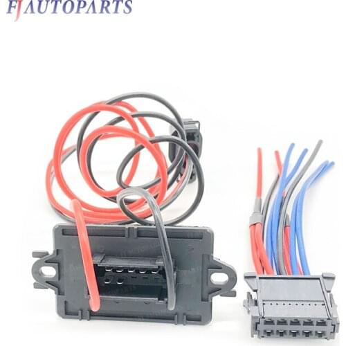 Heater Blower Fan Resistor and Wiring Harness Cable Connector for Renault Scenic Grand 7701207876
