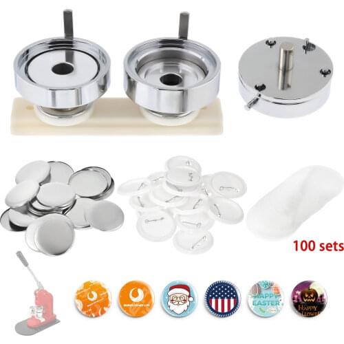 25/32/37/44/58mm Badge Button Pin Moulds Making Die DIY Button Maker Badge Punch Press Machine Mold for Button Badge Maker Mould