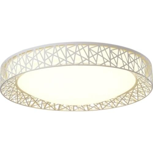 Modern Ceiling Lights Black Adjustable Color Warm White Round Novelty Luminaire Living Room Bedroom LED Ceiling Lamps