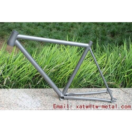 Titanium track bike frame with taper head tube Titanium single speed bike frame custom