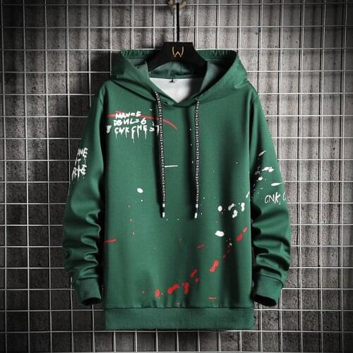 New Hoodies Men Harajuku Sweatshirt Spring Long Sleeve Casual Hooded Pullover Tops Mens Sportswear Hoodies Tracksuit Clothing
