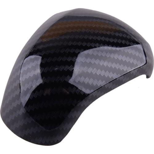 Carbon Fiber Style Gear Shift Knob Cover Shifter Head Cap Trim Fit For Chevrolet Blazer 2019 2020