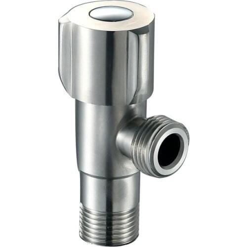 Stainless Steel Angle Valve SUS304 Brushed Surface Filling Valve Bathroom Accessories Toilet Sink Angles Valves