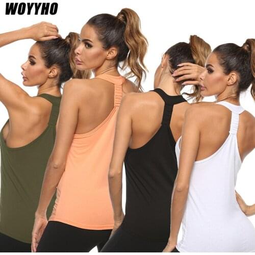 Women Quick Drying Sleeveless Yoga Shirt,Breathable Gym Fitness Vest,High Flexibility Running Workout Shirt Jogging Sports Top