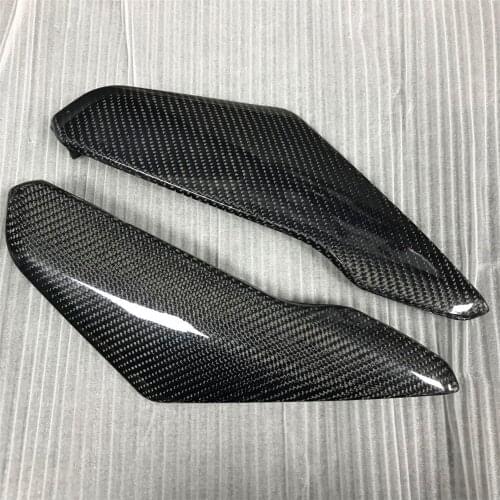 Real Carbon Fiber Motorcycle Tank Side Cover Panels Fairing for GSXR600 GSXR750 2004 2005 K4 2Pcs