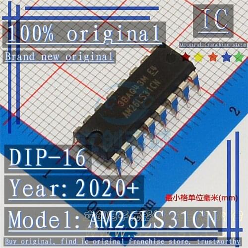 2020+100% Brand new original 10PCS-20PCS AM26LS31CN DIP-16 Line driver Transceiver chip