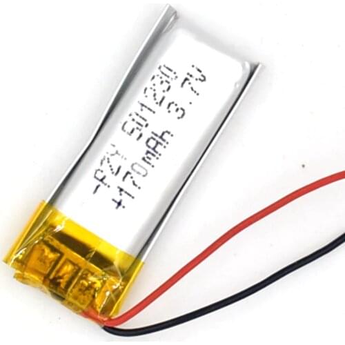 3.7V 170 mAh Li-Polymer Rechargeable Battery 501230 Li Po ion for GPS toy LED Bluetooth MP3 MP4 051230