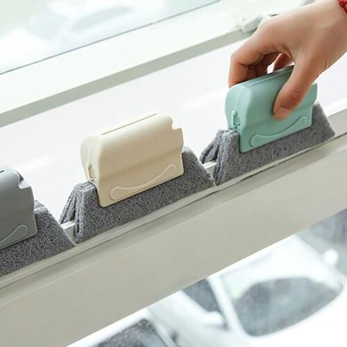3pcs Window Groove Cleaning Brush Window Cleaner Bathroom Kitchen Floor Gap Household Cleaning Tool Device Home Cleaning Brush