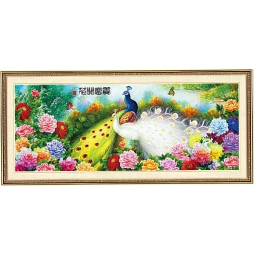 5d Diamond Painting Animal Bird Diamond Embroidery Full Drill Partial Picture Of Rhinestones Home Decoration 60x150cm