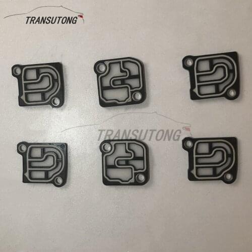 6PCS new Automatic Transmission Parts 198971 DSG DQ501 0B5 Solenoid Filter Gasket For Audi A4 A5 A6 A7 Q5