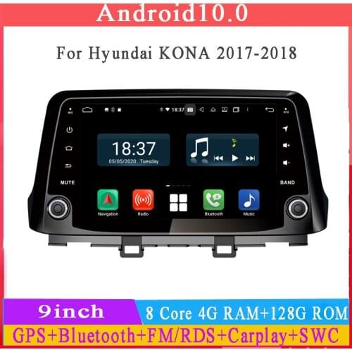 9inch Android10 car radio for hyundai KONA 2017 2018 2019 car multimedia gps navigation player audio stereo dsp Carplay headunit