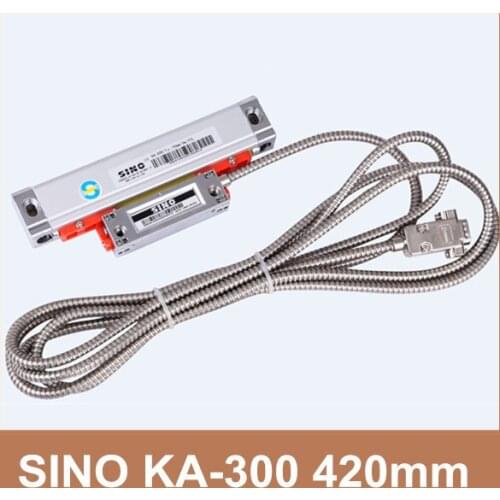 Free Shipping Sino KA-300 Series 5V KA-300 420mm linear scale 0.005mm SINO KA300 420mm displacement sensor for lathe machine
