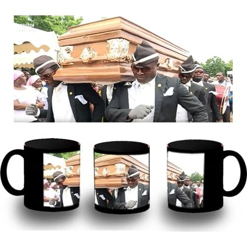 CUP FULLY black black DANCING WITH COFFIN black mug