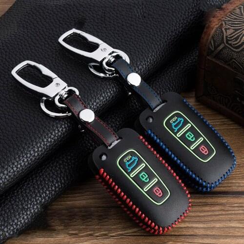 Car Key Case Cover Protection For Hyundai Solaris HB20 Veloster SR IX35 Accent Elantra i30 Sonata For KIA RIO K2 K3 Sportage
