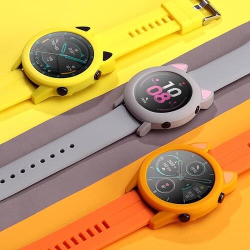 Case For Huawei Watch GT 2 46mm 42mm Soft Silicone case bumper shell frame For HONOR WatchMagic2 46mm 42mm watch Accessorie