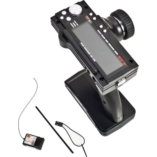 FS-GT3B AFHDS 2.4GHz 3CH Digital Radio Remote Control Transmitter with Receiver for RC Car Boat