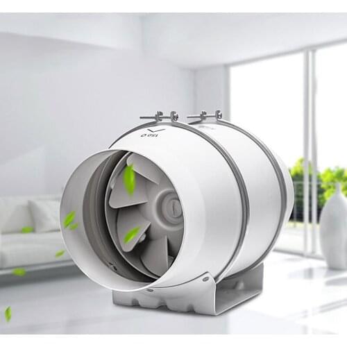 HF-150P 6-inch duct fan circular oblique flow axial flow exhaust fan strong smoke exhaust