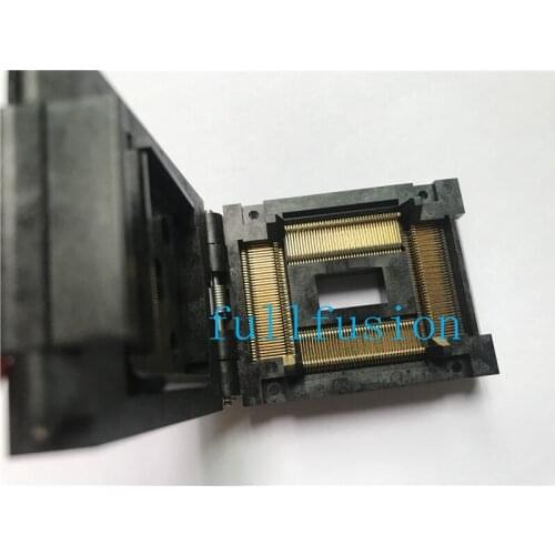 IC51-1604-845-1 Yamaichi IC Test Socket QFP160 0.65mm Pitch Package Size 28x28mm Burn in Socket