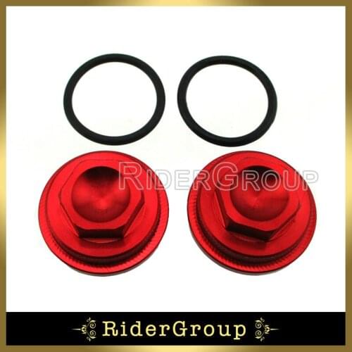 Red CNC Engine Valve Caps For ATV Quad Pit Dirt Bike Go Kart 50cc 70cc 90cc 110cc 125cc