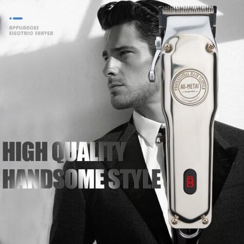 Professional Hair Trimmer USB Rechargeable Hair Clipper Baber ElectricHaircut Shaver Beard Shaver Machine For Salon Styling Tool