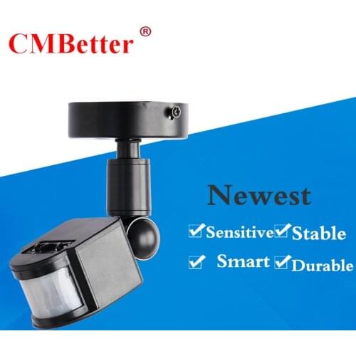 Microwave radar sensor floodlight dedicated sensing distance 12m smart motion sensor 12V 24V 220V Wall Light Switch