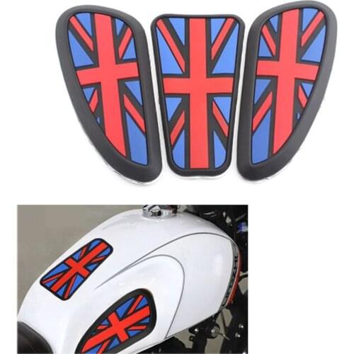 For Harley Kawasaki Yamaha Suzuki Honda Motorcycle Anti slip Tank Pad 3D Side Gas Knee Grip Traction Pads Protector Sticker