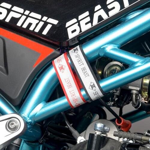 SPIRIT BEAST Motorcycle Accessories Wire Wrap Strap Warning Reflective Strip FOR SUZUKI HONDA YAMAHA BENELLI KTM harley BMW