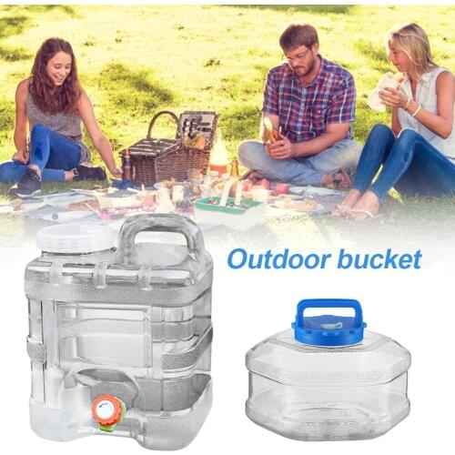 6L/10L Water Can Bucket Food-grade PC Water Container Multi-functional Water Tank Travel Accessories For Camping Picnic Hiking