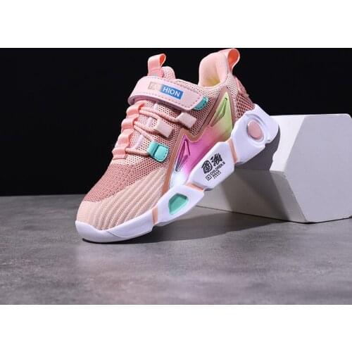 2021 Spring sneakers Children Sports Running shoes for Girls Boy breathable kids sport Basketball shoes non-slip sneakers shoes