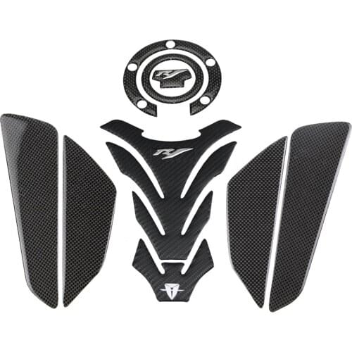 KODASKIN Motorcycle Carbon Tank Protector Pad Sticker Decal emblem GRIPPER STOMP GRIPS EASY for YAMAHA YZF1000 R1 R1M