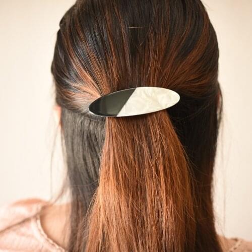 Women headwear korean hair clip for girls patchwork elegant hairpin cute hair accessories for women